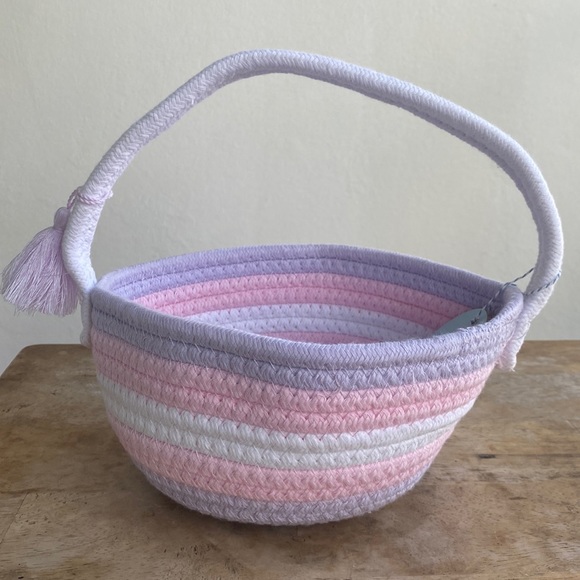 RGI Home Accents Rgi Home Weaved Tassel Tricolor Basket Poshmark
